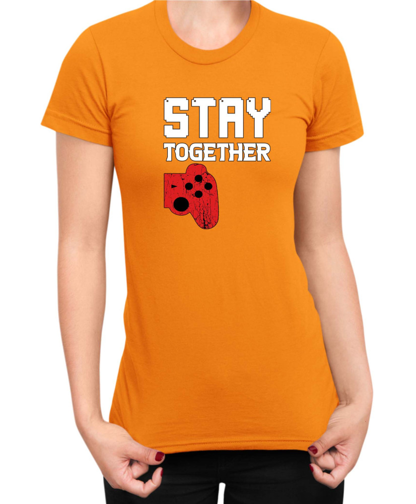 Дамска Тениска Power Couple Valentine Day Love Play Together Stay Together Gamer Girl Дамска Тениска Power Couple Valentine Day Love Play Together Stay Together Gamer Girl