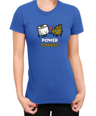Дамска Тениска Power Couple Valentine Day Love Power Couple Toilet Paper Girl