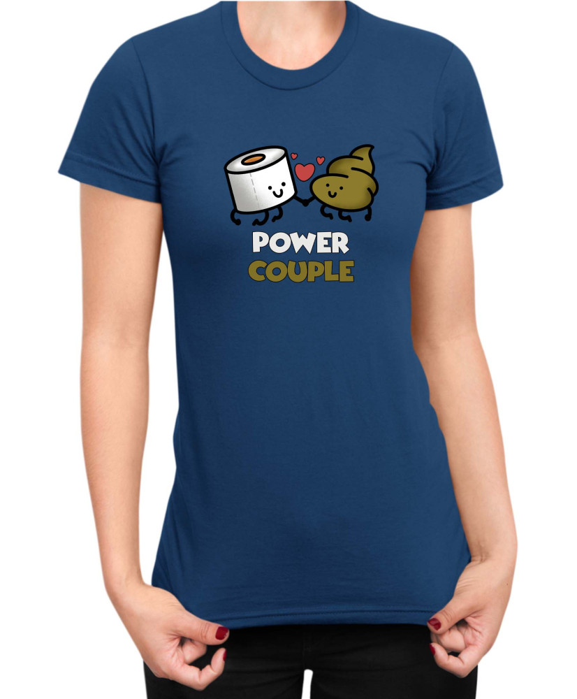 Дамска Тениска Power Couple Valentine Day Love Power Couple Toilet Paper Girl Дамска Тениска Power Couple Valentine Day Love Power Couple Toilet Paper Girl