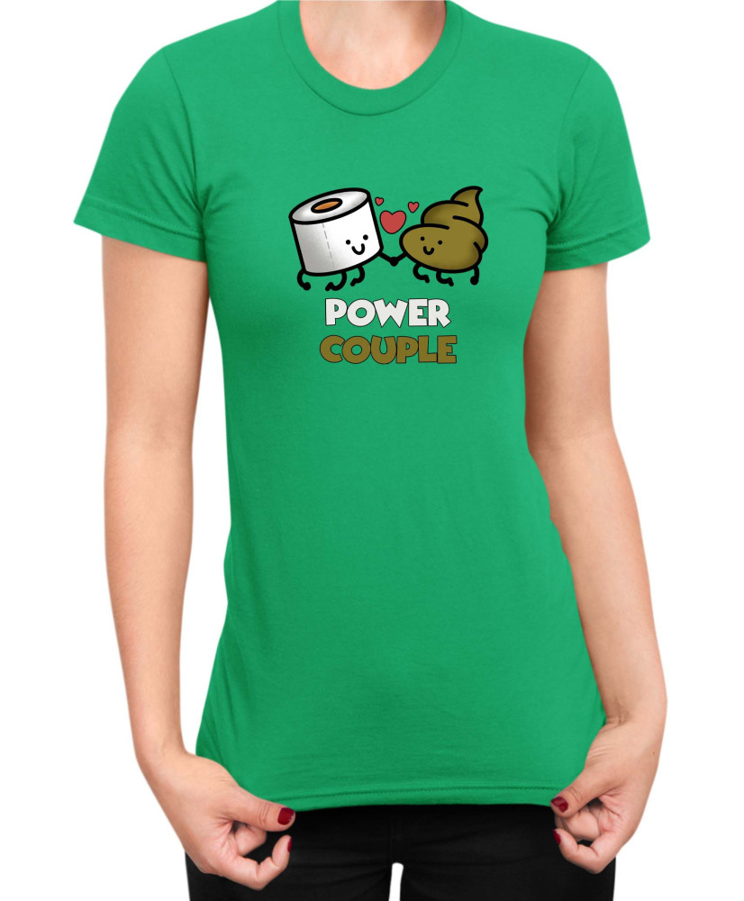 Дамска Тениска Power Couple Valentine Day Love Power Couple Toilet Paper Girl Дамска Тениска Power Couple Valentine Day Love Power Couple Toilet Paper Girl