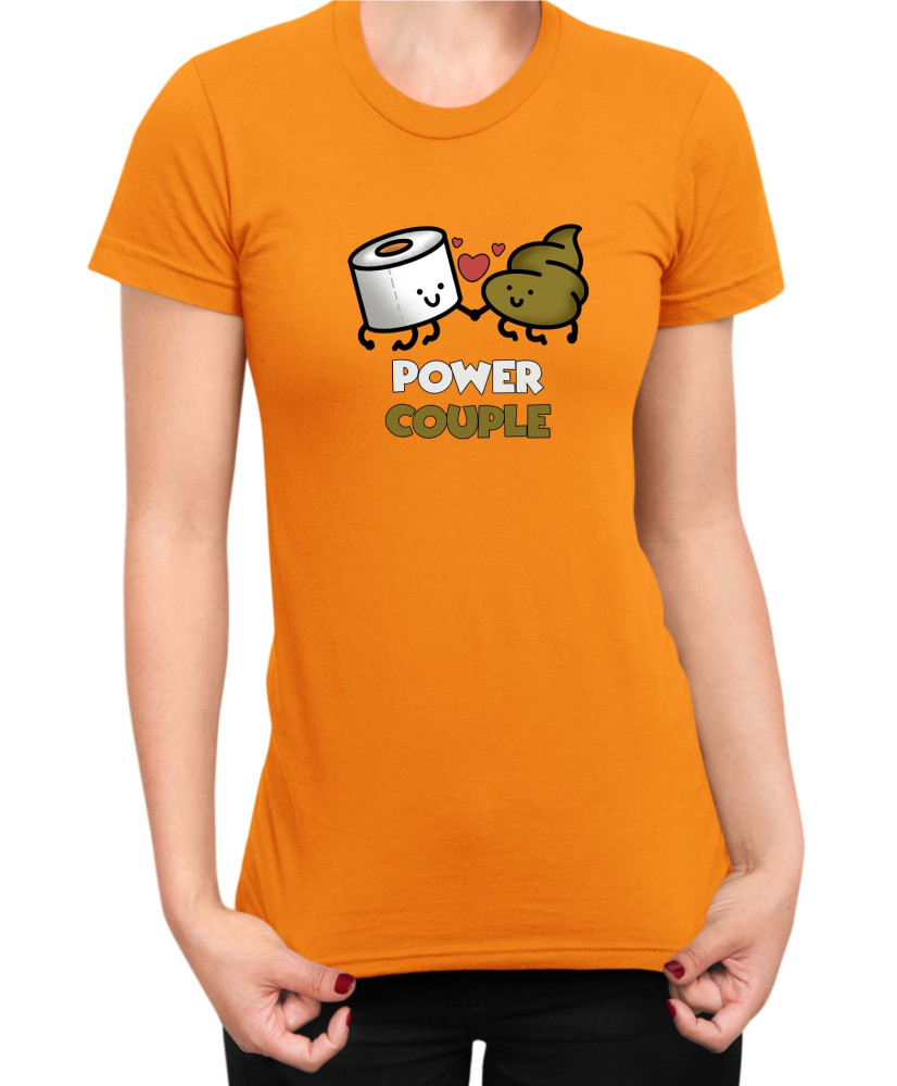 Дамска Тениска Power Couple Valentine Day Love Power Couple Toilet Paper Girl Дамска Тениска Power Couple Valentine Day Love Power Couple Toilet Paper Girl