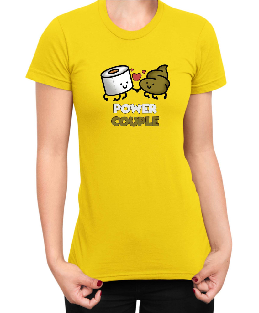 Дамска Тениска Power Couple Valentine Day Love Power Couple Toilet Paper Girl Дамска Тениска Power Couple Valentine Day Love Power Couple Toilet Paper Girl