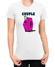 Дамска Тениска Power Couple Valentine Day Love Screw Nut Girl
