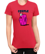 Дамска Тениска Power Couple Valentine Day Love Screw Nut Girl