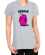 Дамска Тениска Power Couple Valentine Day Love Screw Nut Girl