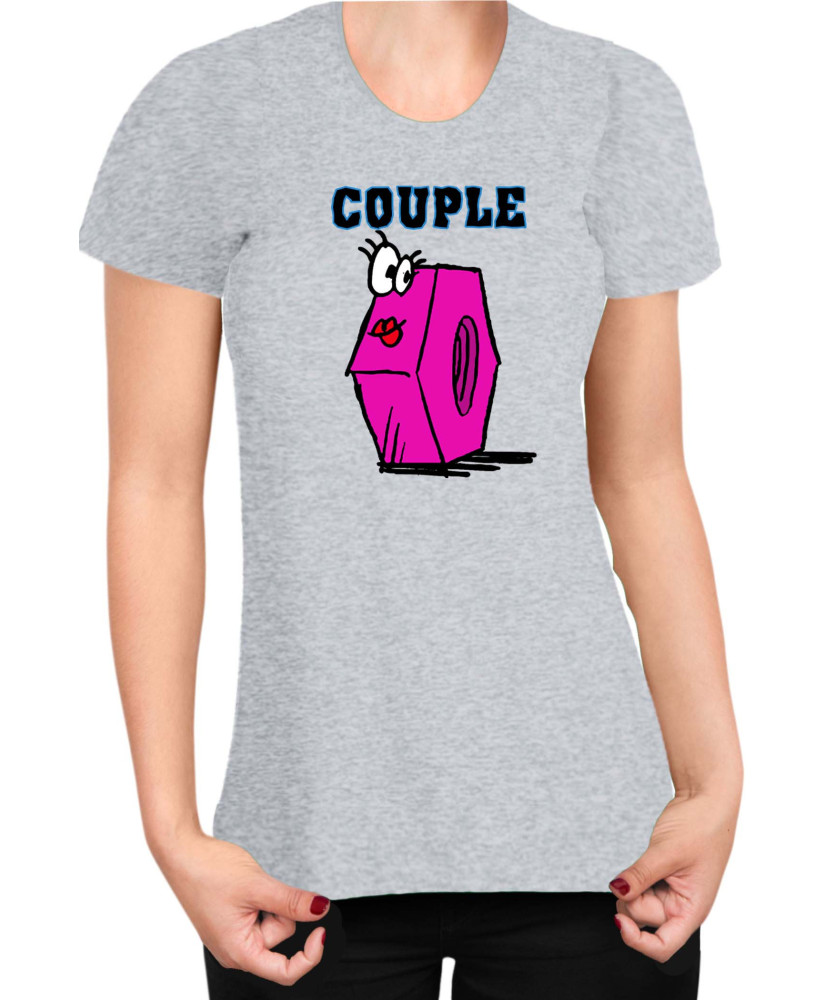 Дамска Тениска Power Couple Valentine Day Love Screw Nut Girl Дамска Тениска Power Couple Valentine Day Love Screw Nut Girl