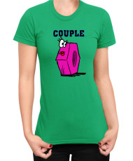 Дамска Тениска Power Couple Valentine Day Love Screw Nut Girl