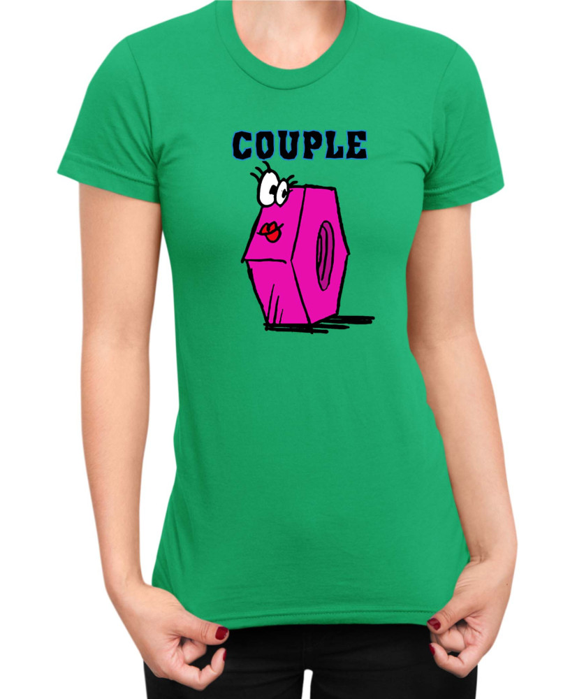 Дамска Тениска Power Couple Valentine Day Love Screw Nut Girl Дамска Тениска Power Couple Valentine Day Love Screw Nut Girl