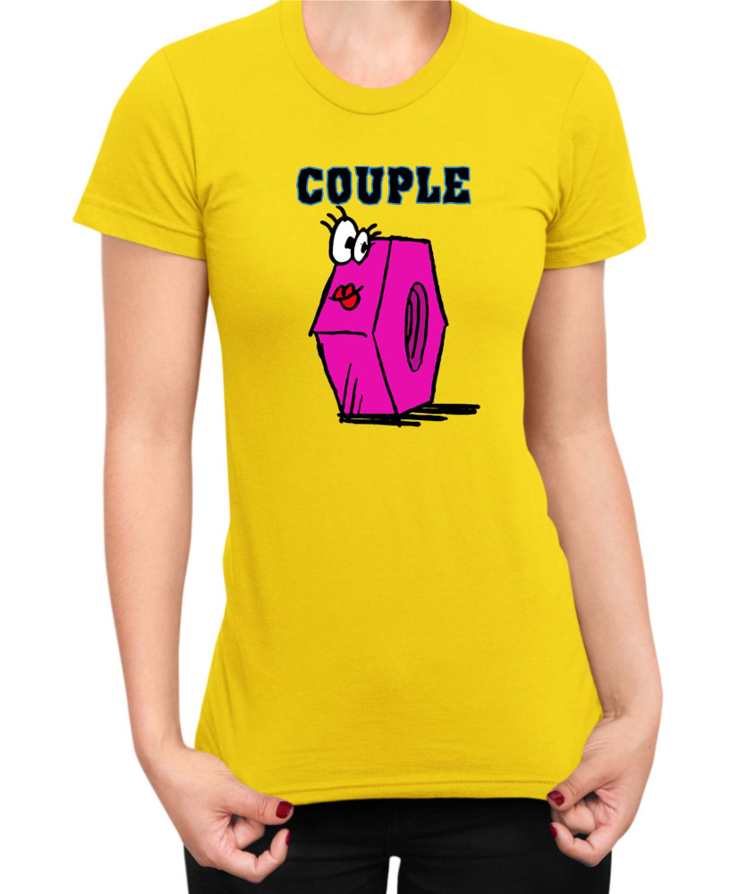 Дамска Тениска Power Couple Valentine Day Love Screw Nut Girl Дамска Тениска Power Couple Valentine Day Love Screw Nut Girl