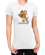 Дамска Тениска Power Couple Valentine Day Love Tom And Jerry Girl