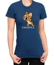 Дамска Тениска Power Couple Valentine Day Love Tom And Jerry Girl