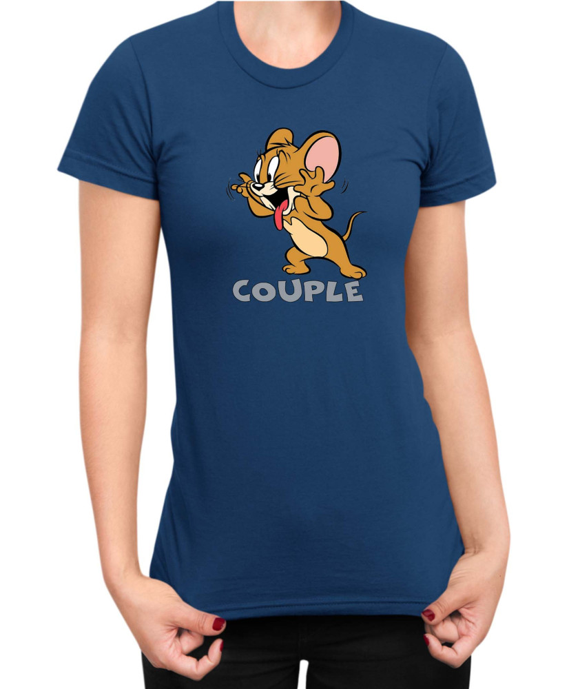 Дамска Тениска Power Couple Valentine Day Love Tom And Jerry Girl Дамска Тениска Power Couple Valentine Day Love Tom And Jerry Girl
