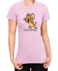 Дамска Тениска Power Couple Valentine Day Love Tom And Jerry Girl