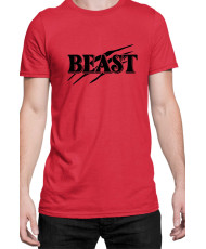 Мъжка Тениска Power Couple Valentine Day Love Beauty And Beast Boy