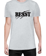 Мъжка Тениска Power Couple Valentine Day Love Beauty And Beast Boy