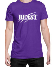 Мъжка Тениска Power Couple Valentine Day Love Beauty And Beast Boy