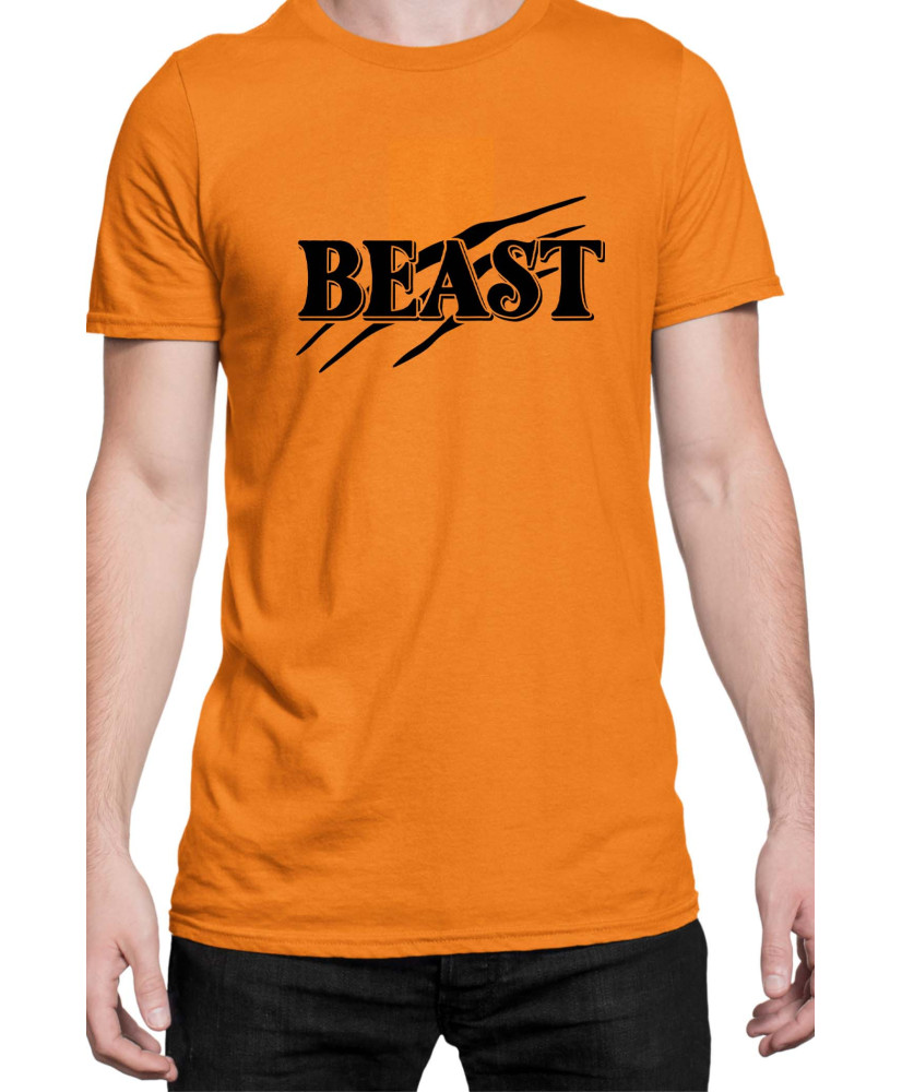 Мъжка Тениска Power Couple Valentine Day Love Beauty And Beast Boy