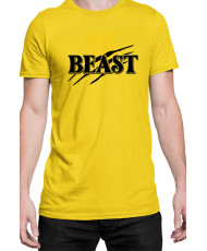 Мъжка Тениска Power Couple Valentine Day Love Beauty And Beast Boy