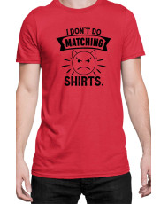 Мъжка Тениска Power Couple Valentine Day Love I Don'T Do Matching Shirts Boy