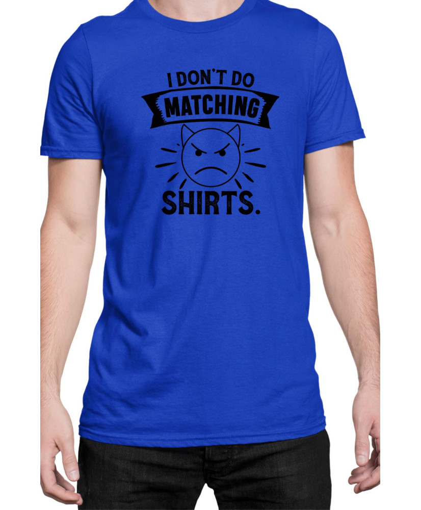 Мъжка Тениска Power Couple Valentine Day Love I Don'T Do Matching Shirts Boy