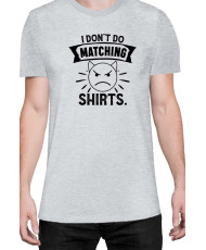 Мъжка Тениска Power Couple Valentine Day Love I Don'T Do Matching Shirts Boy