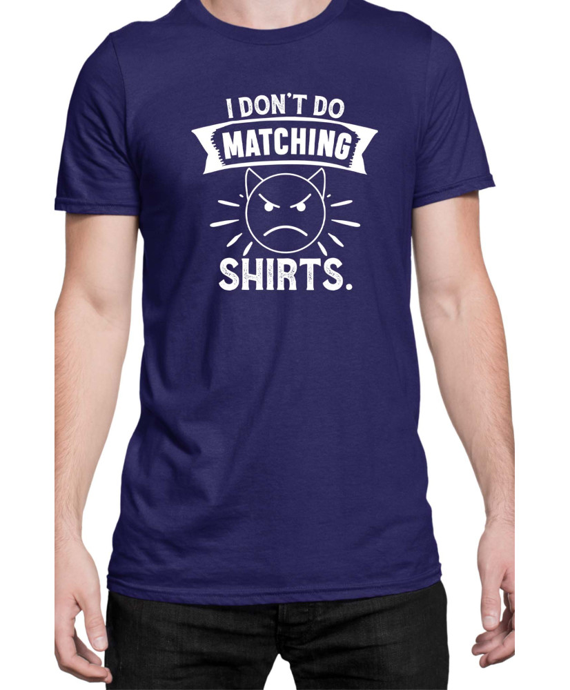 Мъжка Тениска Power Couple Valentine Day Love I Don'T Do Matching Shirts Boy