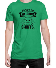 Мъжка Тениска Power Couple Valentine Day Love I Don'T Do Matching Shirts Boy