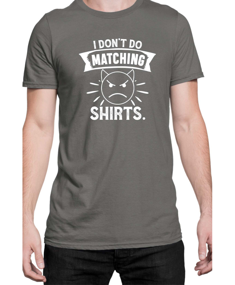 Мъжка Тениска Power Couple Valentine Day Love I Don'T Do Matching Shirts Boy