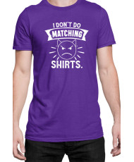 Мъжка Тениска Power Couple Valentine Day Love I Don'T Do Matching Shirts Boy