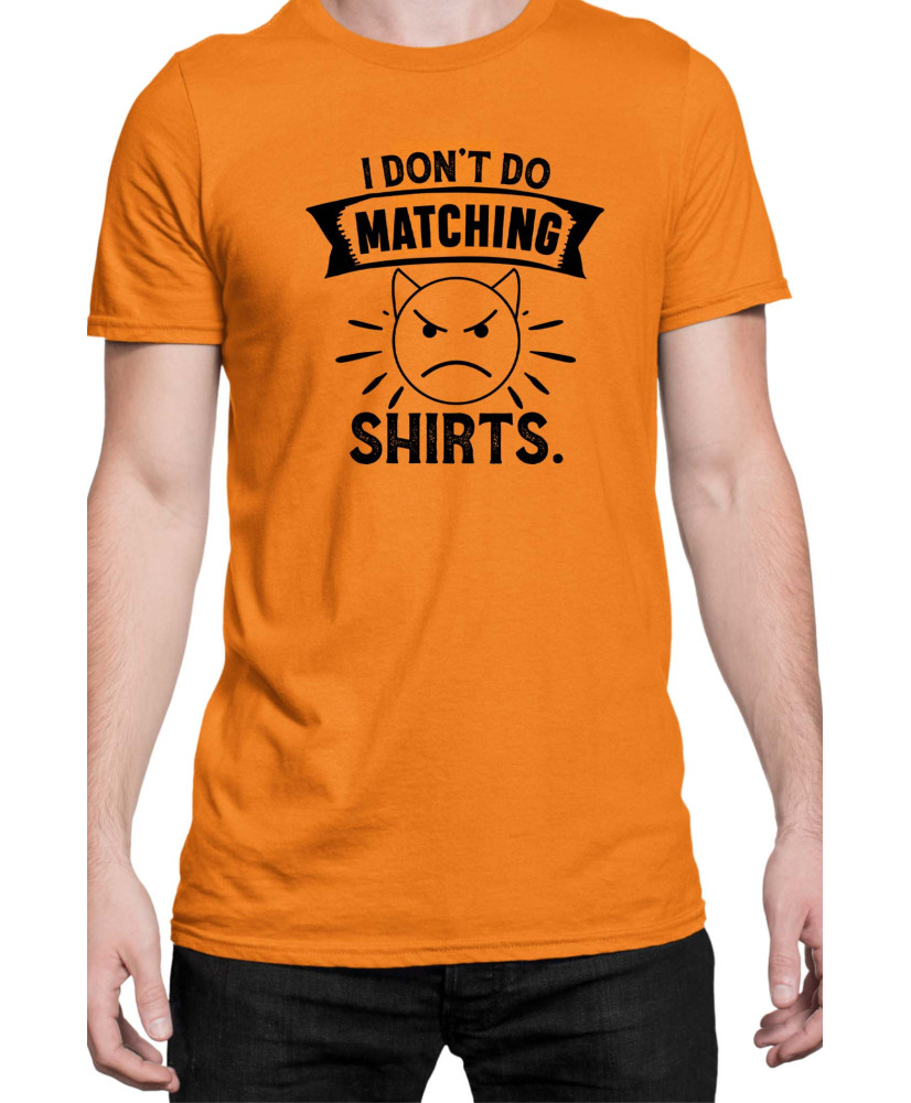 Мъжка Тениска Power Couple Valentine Day Love I Don'T Do Matching Shirts Boy