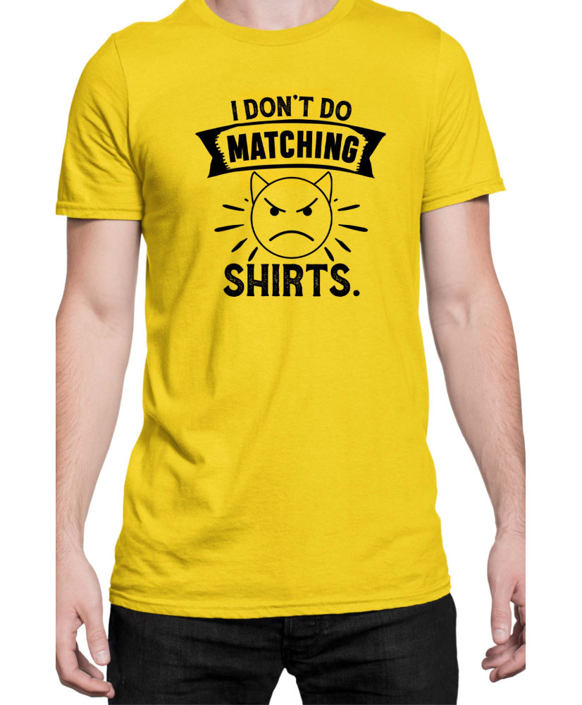 Мъжка Тениска Power Couple Valentine Day Love I Don'T Do Matching Shirts Boy