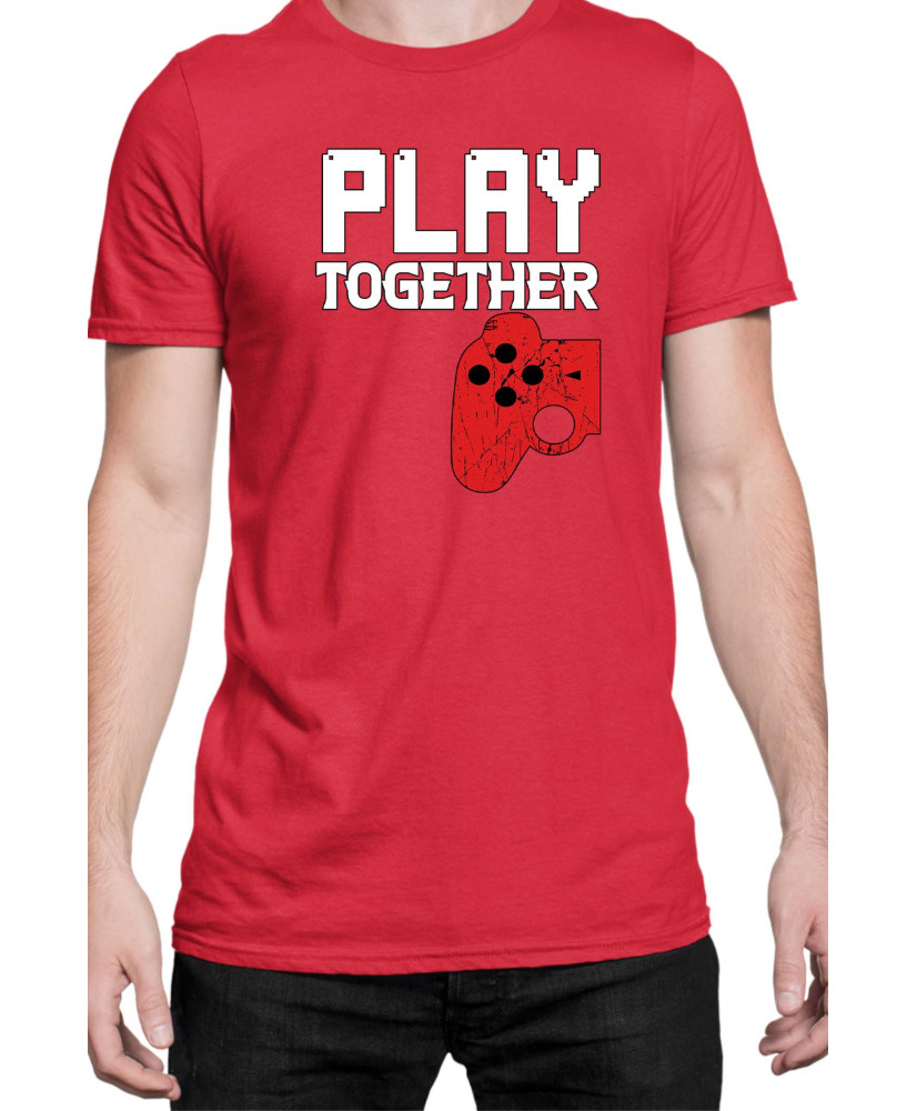 Мъжка Тениска Power Couple Valentine Day Love Play Together Stay Together Gamer Boy Мъжка Тениска Power Couple Valentine Day Love Play Together Stay Together Gamer Boy
