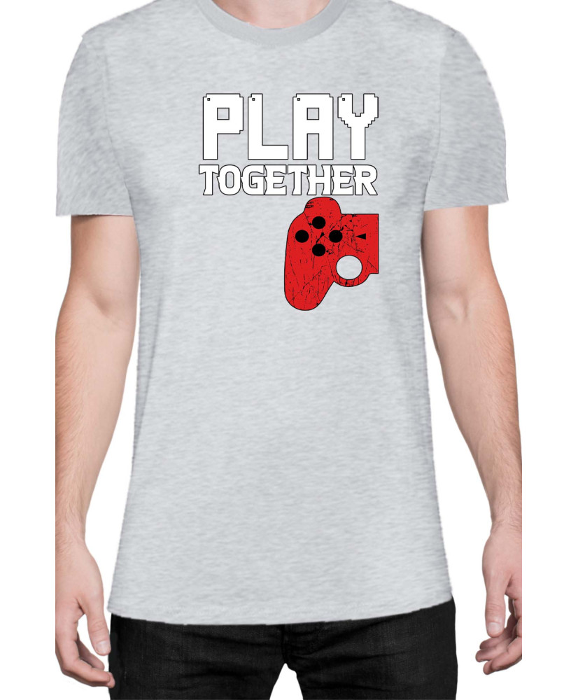 Мъжка Тениска Power Couple Valentine Day Love Play Together Stay Together Gamer Boy Мъжка Тениска Power Couple Valentine Day Love Play Together Stay Together Gamer Boy