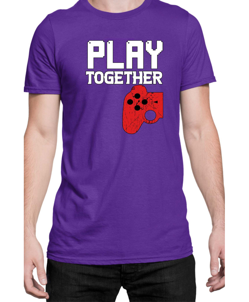 Мъжка Тениска Power Couple Valentine Day Love Play Together Stay Together Gamer Boy Мъжка Тениска Power Couple Valentine Day Love Play Together Stay Together Gamer Boy