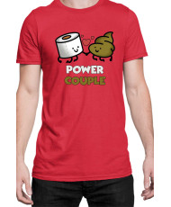 Мъжка Тениска Power Couple Valentine Day Love Power Couple Toilet Paper Boy