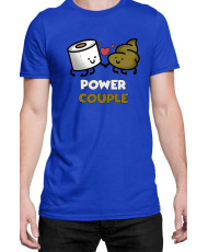 Мъжка Тениска Power Couple Valentine Day Love Power Couple Toilet Paper Boy