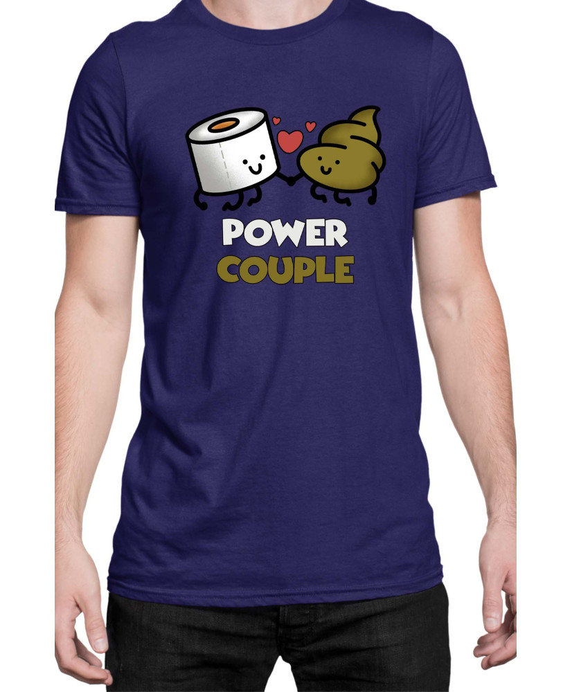 Мъжка Тениска Power Couple Valentine Day Love Power Couple Toilet Paper Boy