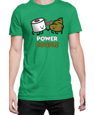 Мъжка Тениска Power Couple Valentine Day Love Power Couple Toilet Paper Boy