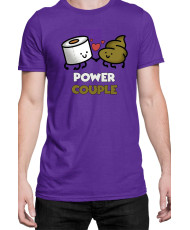 Мъжка Тениска Power Couple Valentine Day Love Power Couple Toilet Paper Boy