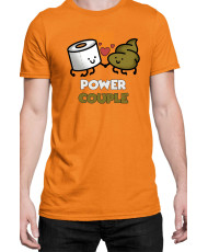 Мъжка Тениска Power Couple Valentine Day Love Power Couple Toilet Paper Boy