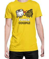 Мъжка Тениска Power Couple Valentine Day Love Power Couple Toilet Paper Boy