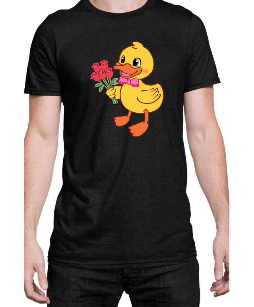 Мъжка Тениска Power Couple Valentine Day Love Retro Ducklings Boy