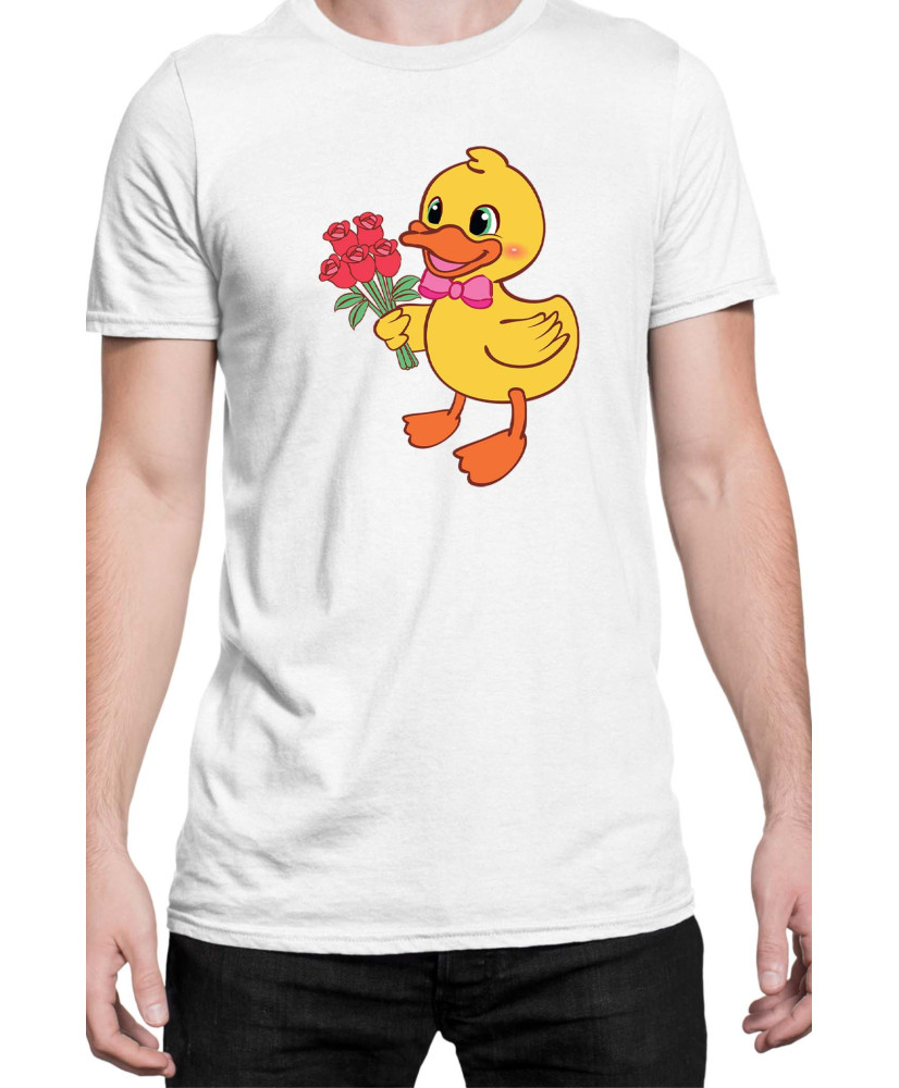 Мъжка Тениска Power Couple Valentine Day Love Retro Ducklings Boy