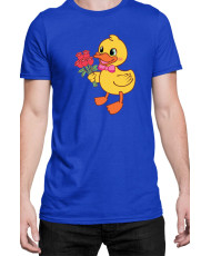 Мъжка Тениска Power Couple Valentine Day Love Retro Ducklings Boy