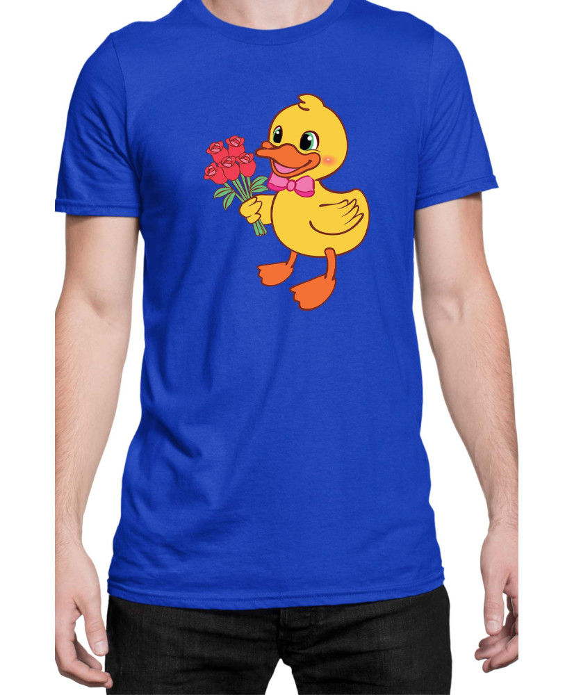 Мъжка Тениска Power Couple Valentine Day Love Retro Ducklings Boy