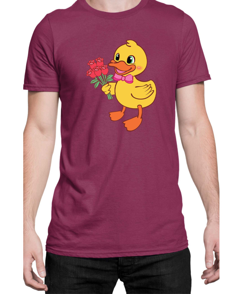 Мъжка Тениска Power Couple Valentine Day Love Retro Ducklings Boy