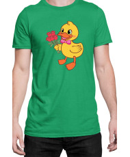 Мъжка Тениска Power Couple Valentine Day Love Retro Ducklings Boy