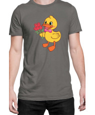 Мъжка Тениска Power Couple Valentine Day Love Retro Ducklings Boy