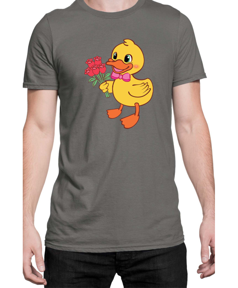 Мъжка Тениска Power Couple Valentine Day Love Retro Ducklings Boy