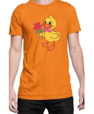 Мъжка Тениска Power Couple Valentine Day Love Retro Ducklings Boy
